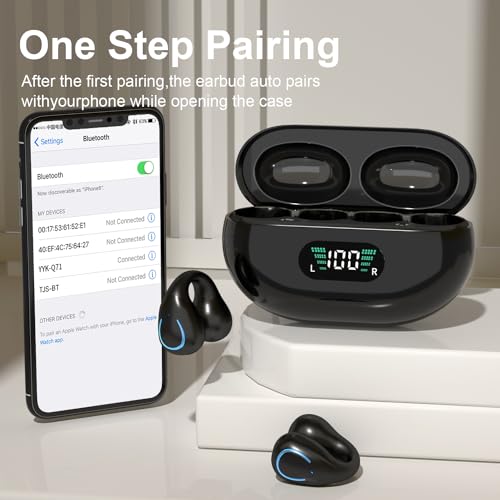 Open Ear Bone Conduction Headphones Bluetooth 5.3 Wireless with Mic G81520