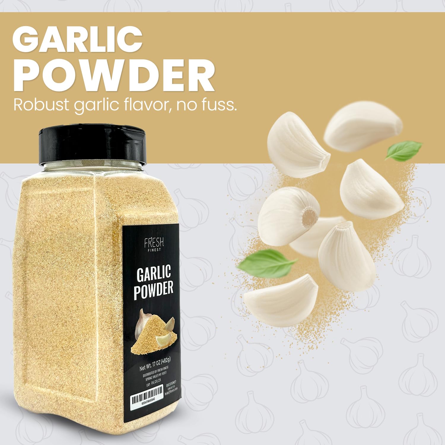 Fresh Finest Premium Garlic Powder 16oz (2 Pack) T59746