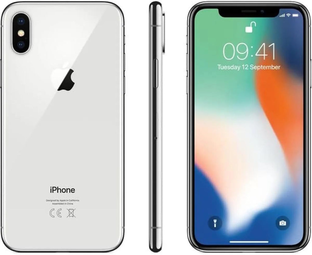 Apple iPhone X 64GB Unlocked Silver I436