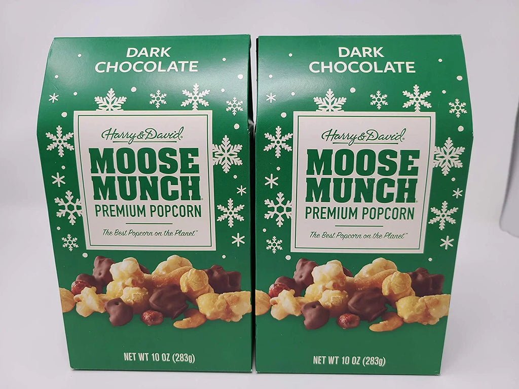 Holiday Munch Premium Popcorn Dark Chocolate 10 Oz, 2 Boxes