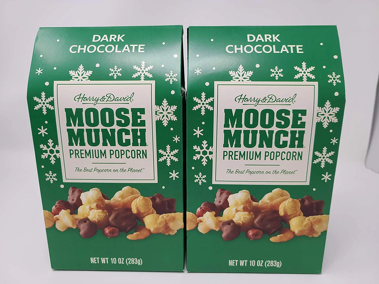 Holiday Munch Premium Popcorn Dark Chocolate 10 Oz, 2 Boxes