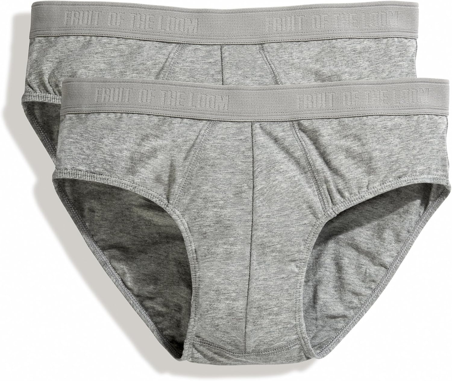 Fruit of the Loom Men's Classic Sport Briefs 2-Pack White R53225