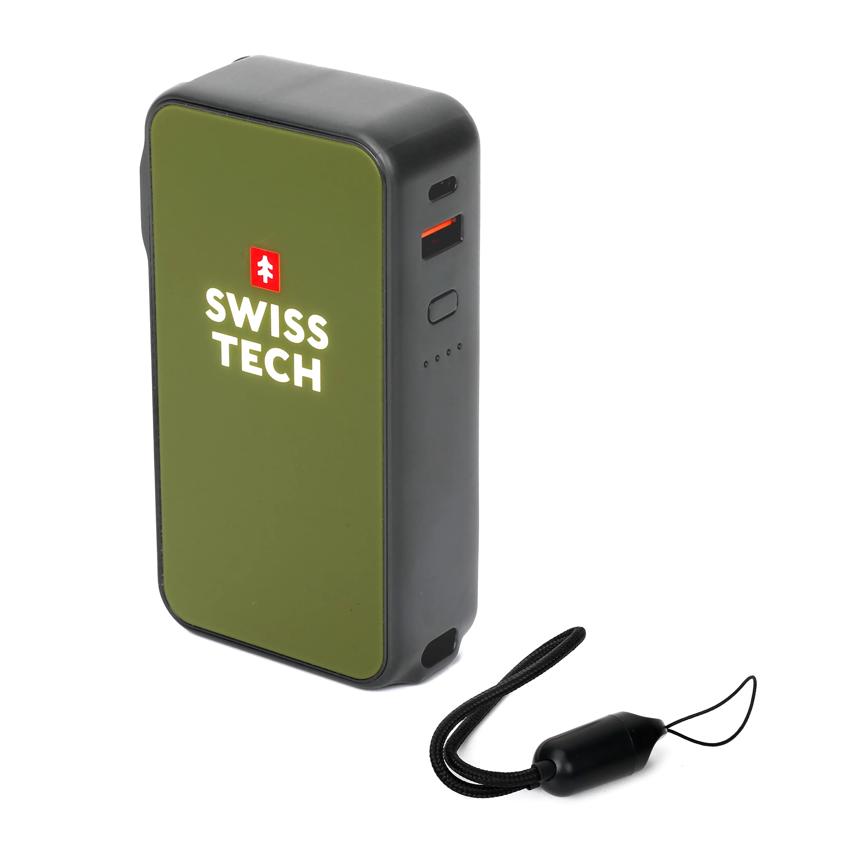 Swiss Tech 10000 mAh Portable Power Bank with 20W Fast Charge G383