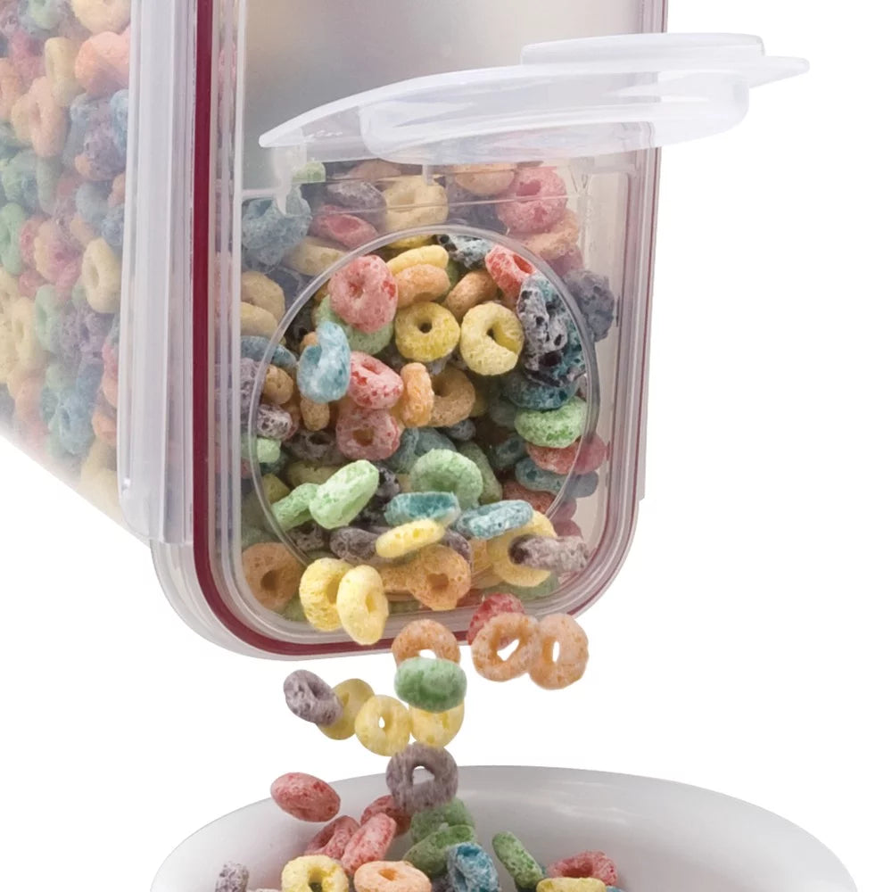 Sterilite Ultra-Seal Dry Food Storage Container 6 Qt Clear 3-Pack I898509