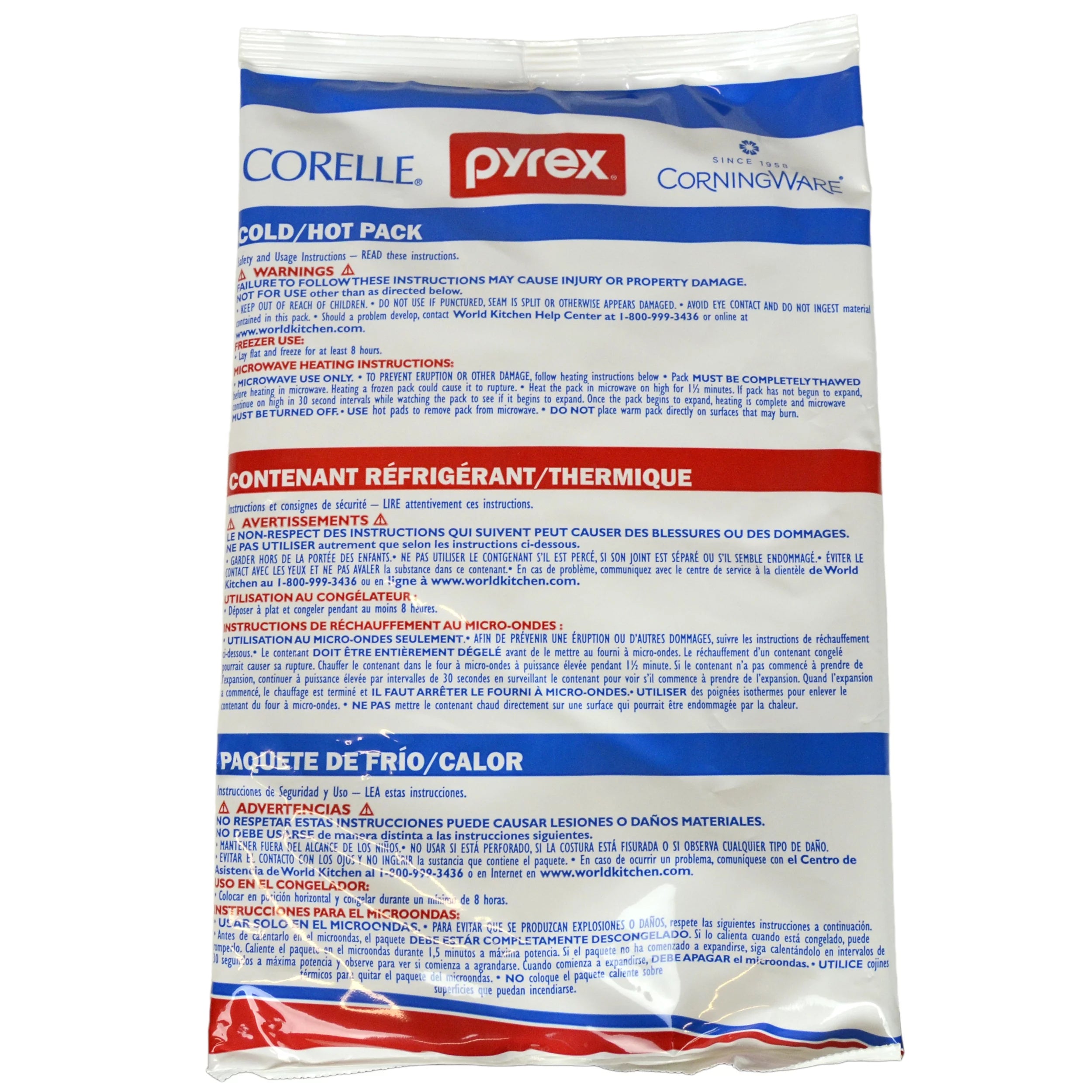 Pyrex Portables™ Tote Bundle with Glassware, Red Lids and Hot/Cold Packs W139