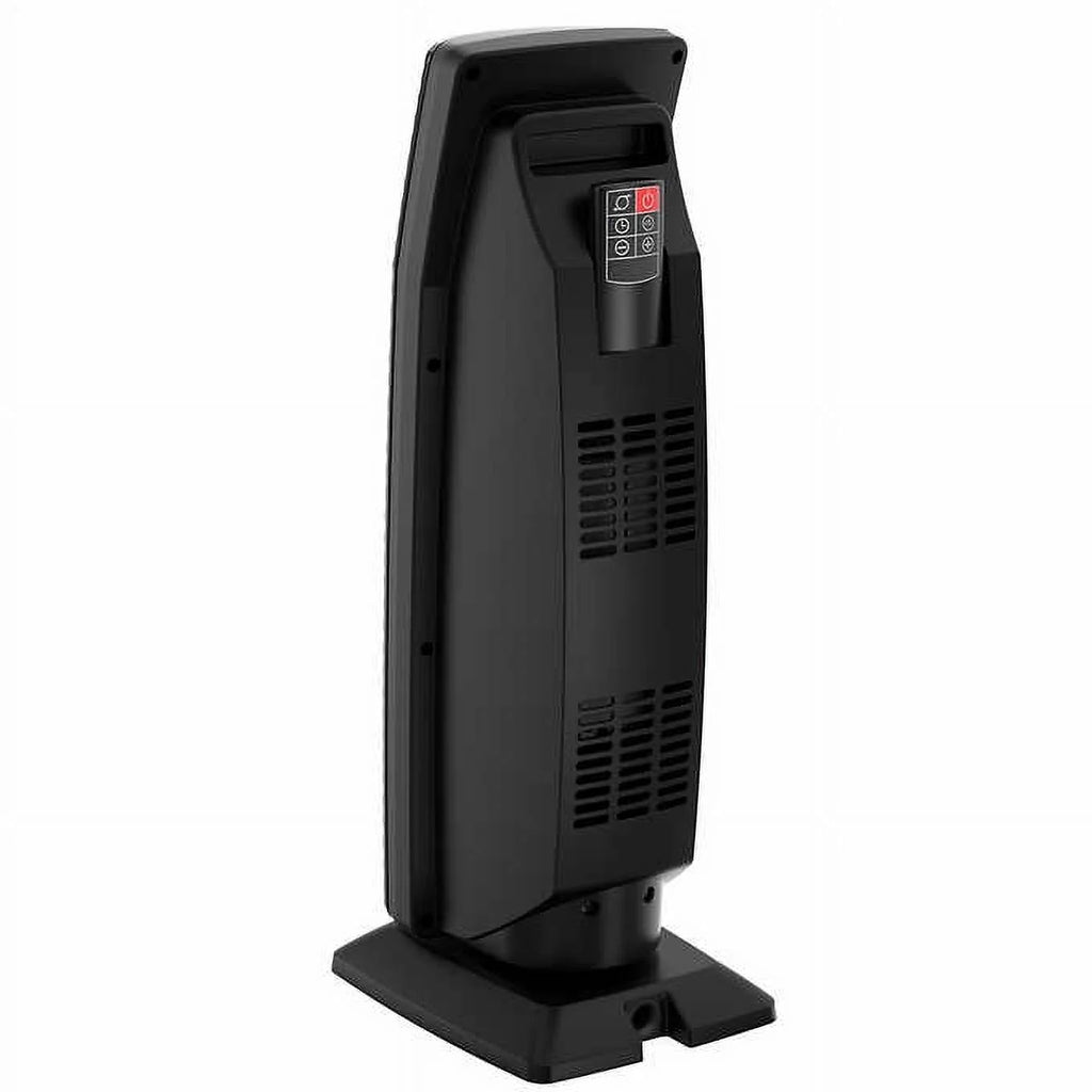 Lasko 22" Elite Collection Ceramic Tower Space Heater with Remote, Black S59288