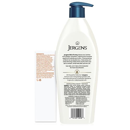 Jergens Skin Firming Body Lotion with Collagen and Elastin, 16.8 oz G605008