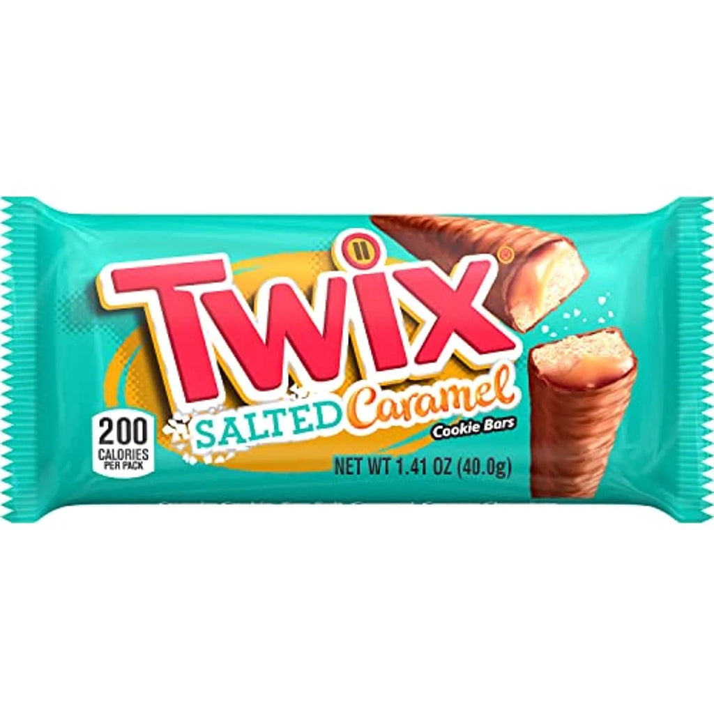 Twix Full Size Salted Caramel Chocolate Cookie Bars, 28.2Oz/20Ct