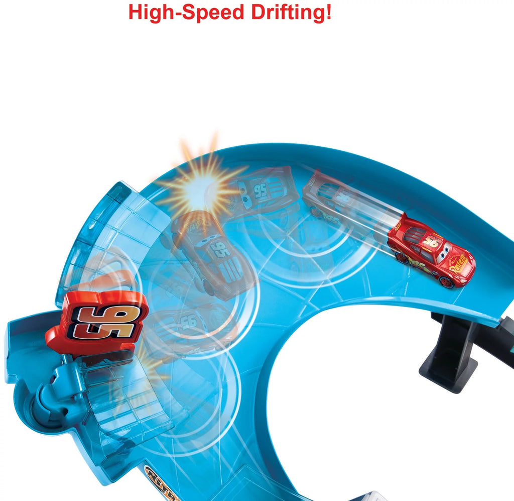 Disney Pixar Cars Rusteze Double Circuit Speedway Playset with Lightning McQueen W439