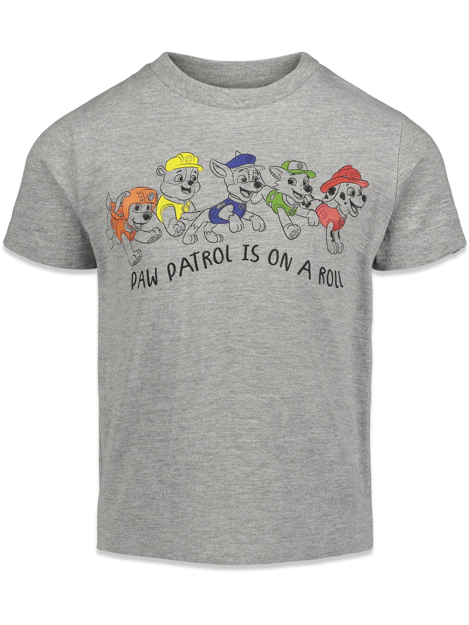 Paw Patrol Chase Marshall Rubble 4 Pack T-Shirts Toddler to Big Kid D576968