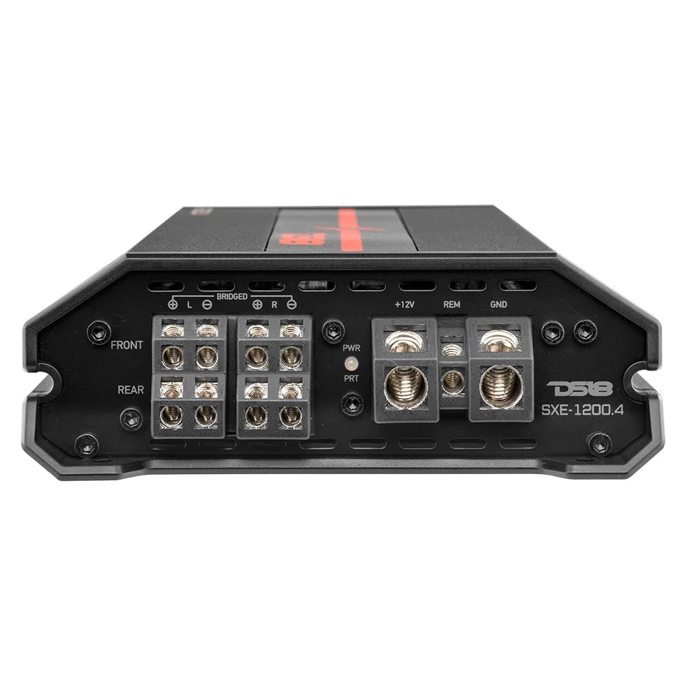 DS18 SXE-1200.4/RD 4-Channel Car Audio Amplifier W6906
