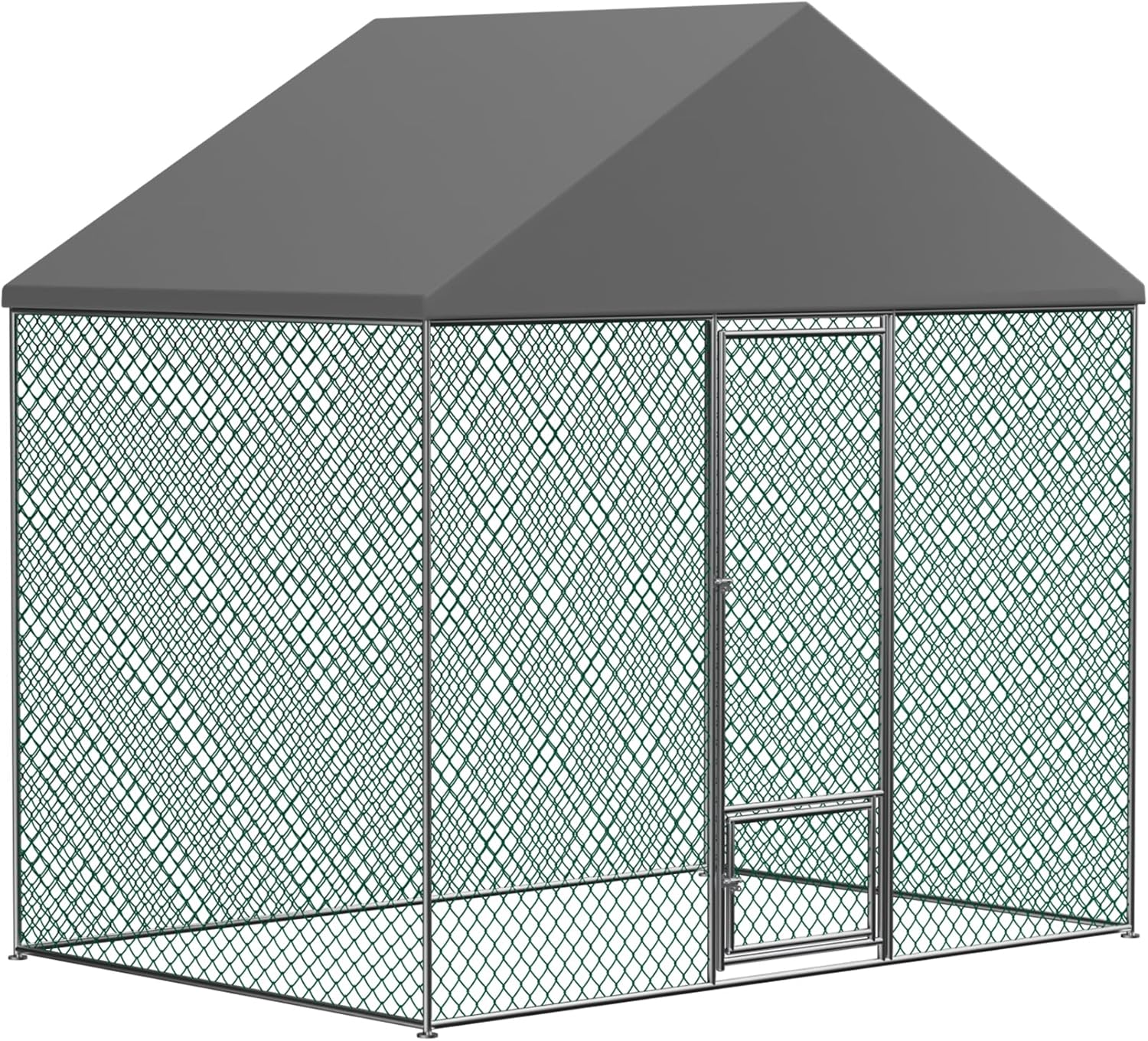 Large Chicken Coop Run Outdoor Walk-in Poultry Hen Cage with Waterproof Cover L485567
