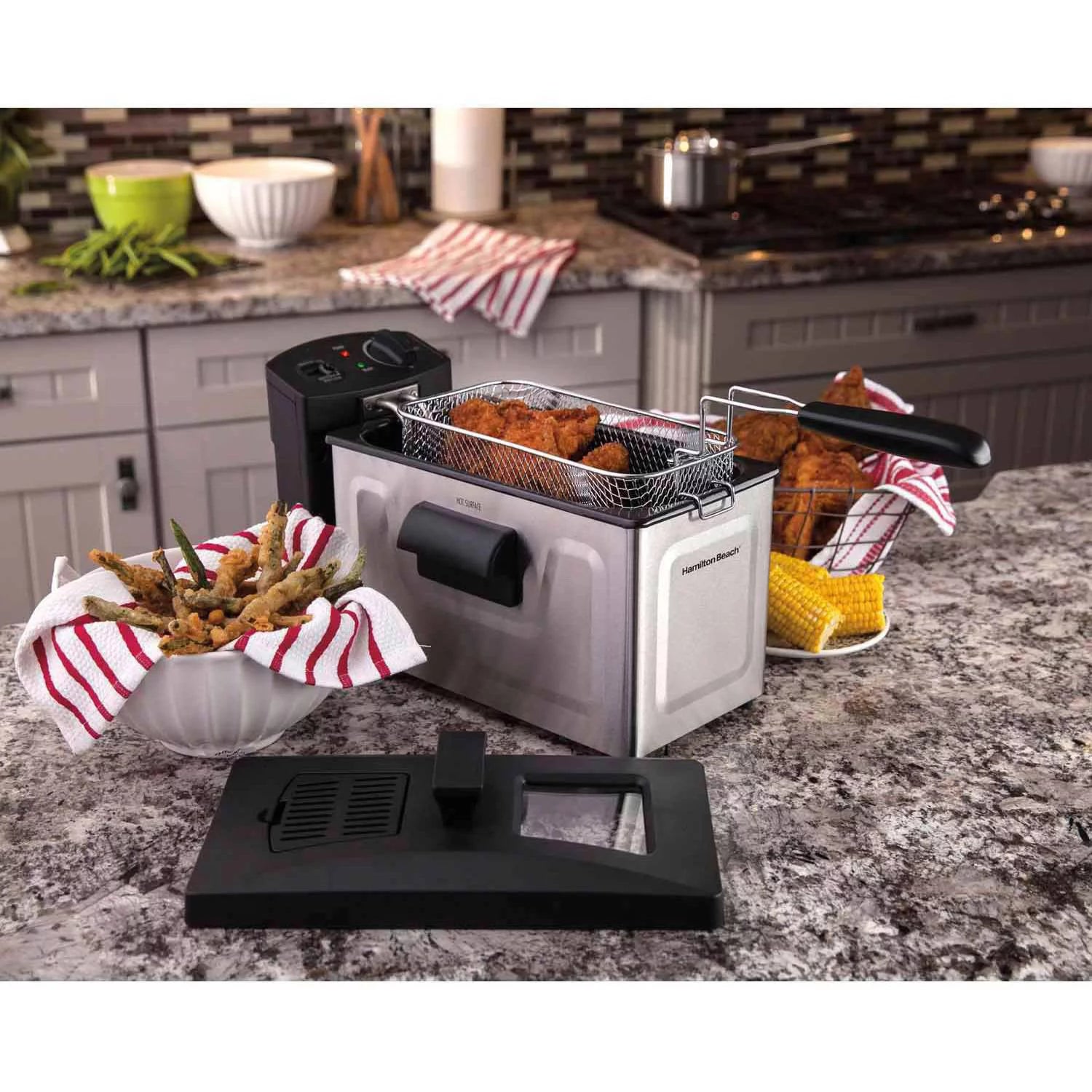 Hamilton Beach 12 Cup Oil Capacity Deep Fryer W16418