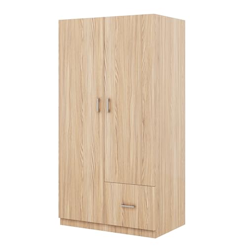71'' Wooden Armoire with Double Doors and Storage Drawer U9775
