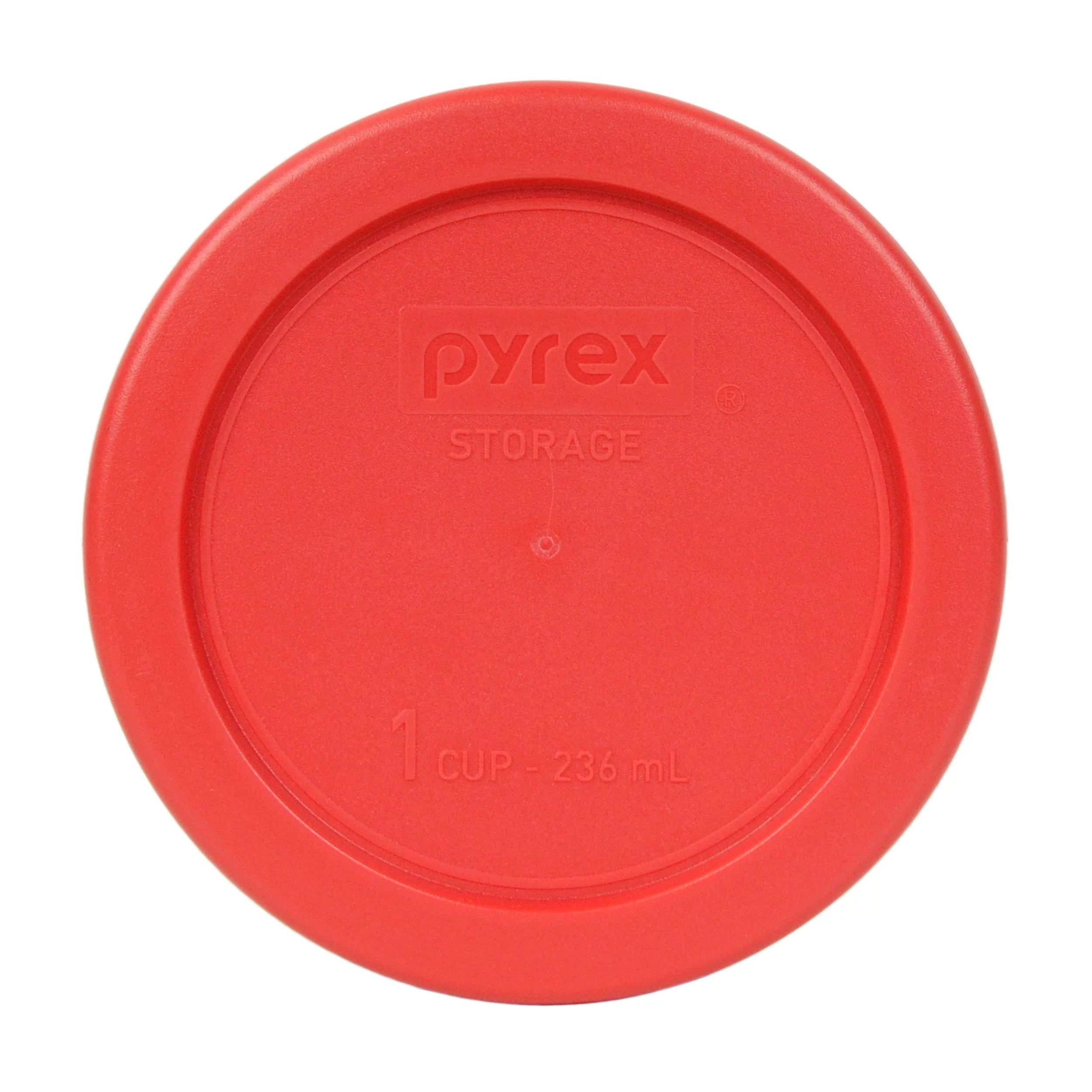 Pyrex Red Replacement Lids for 1, 2, 3, and 4-Cup Containers A2091