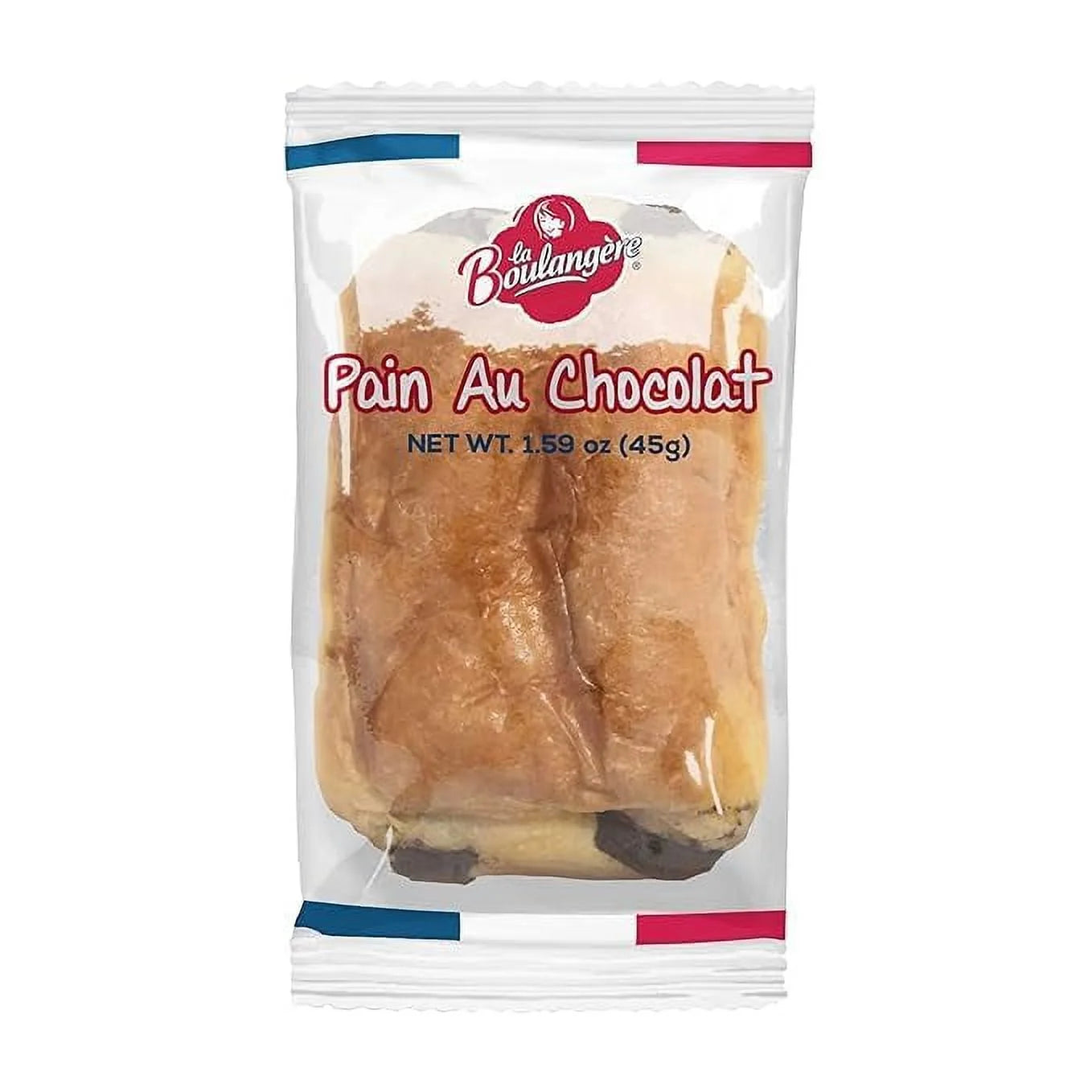 La Boulangere Pain au Chocolat Chocolate Croissants, Individually Wrapped, 16-Count (Pack of 2) W8356