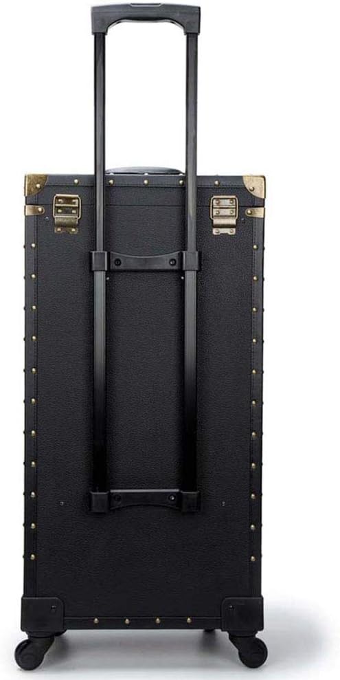 Rolling Lockable Makeup Train Case with Hair Dryer Holder Z5299
