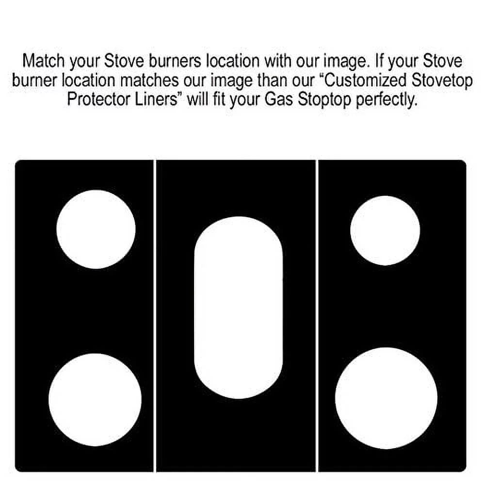 Whirlpool Stove Protector Liners for Gas Range WGG755S0BE06 J205