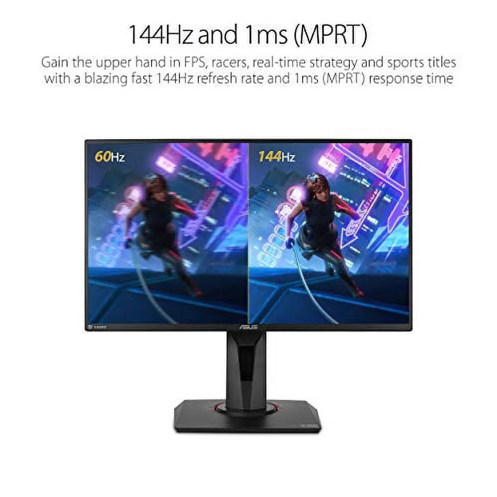 ASUS TUF Gaming 25" 1080P Monitor (VG259Q) - Full HD, IPS, 144Hz, 1ms Y901199