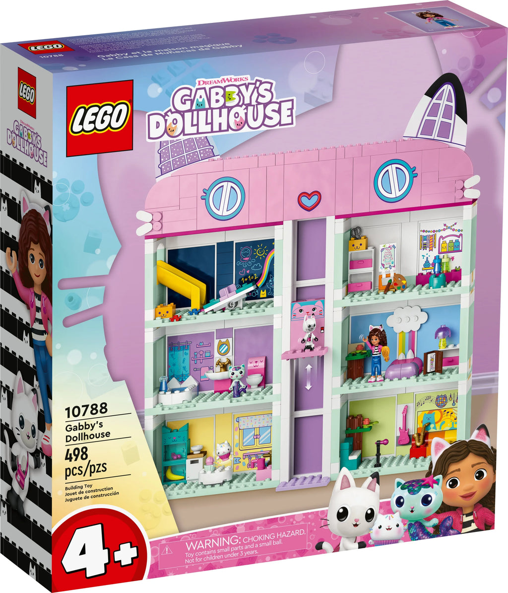 LEGO Gabby’s Dollhouse 10788 Building Toy Set, 8-Room Playhouse for Kids Ages 4+ C331