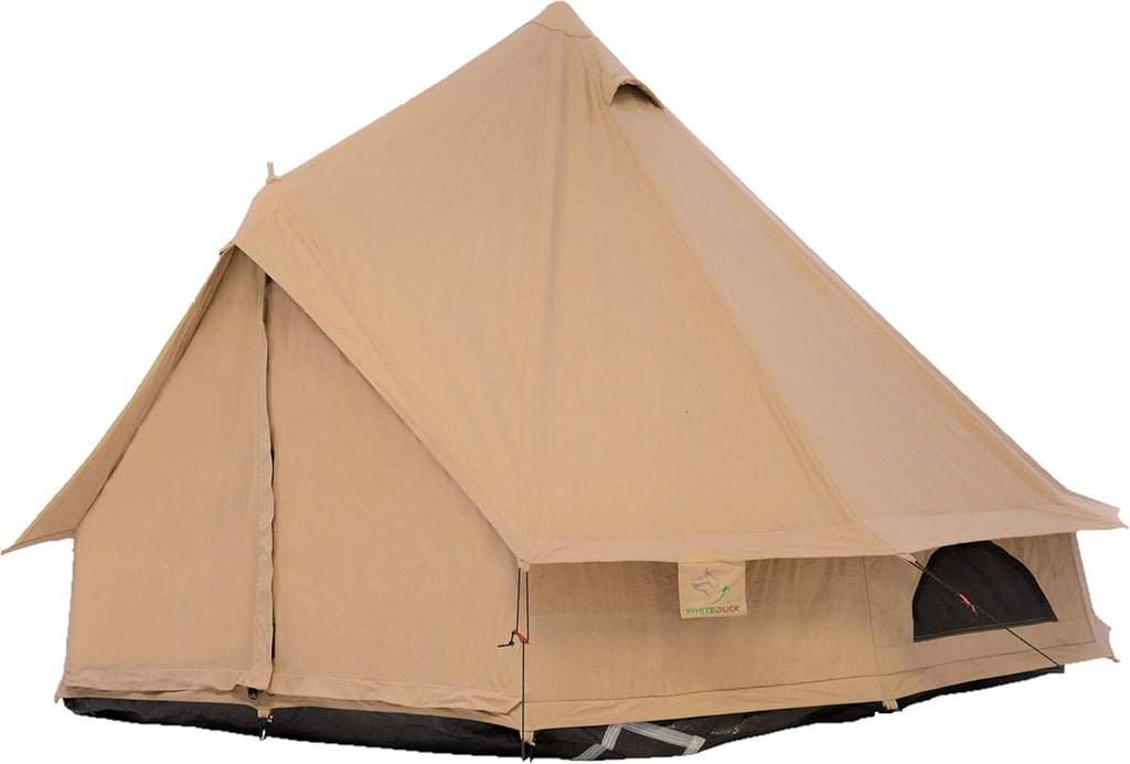 WHITEDUCK Regatta Canvas Bell Tent with Stove Jack, Waterproof 4 Season O992240
