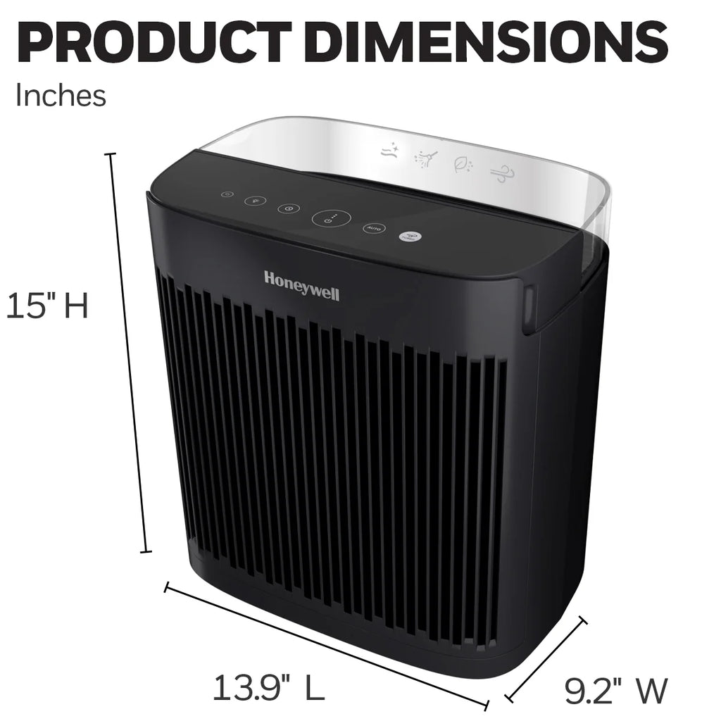 Honeywell Air Purifier HP5100B, HEPA Filter for Allergens, Smoke, Pollen, Dust Q504833