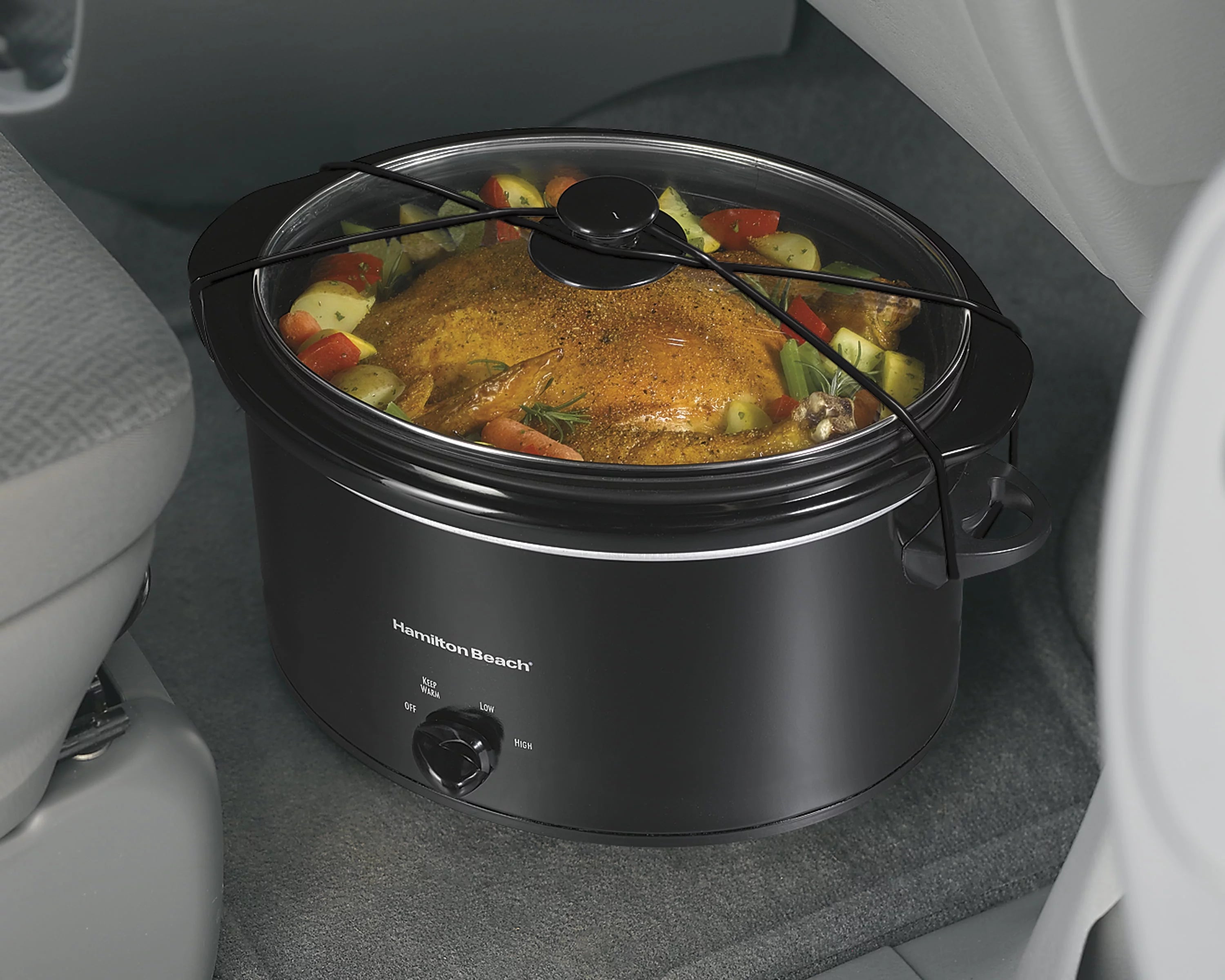 Hamilton Beach Portable Slow Cooker 5 Quart Black B63130