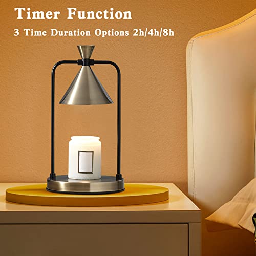 Candle Warmer Lamp with Timer, Dimmable, for Home Decor W90804