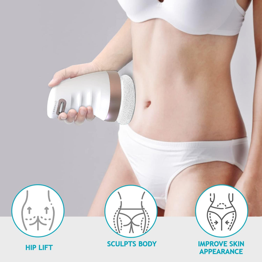 Body Sculpting Massager for Belly Legs Arms (White) J693