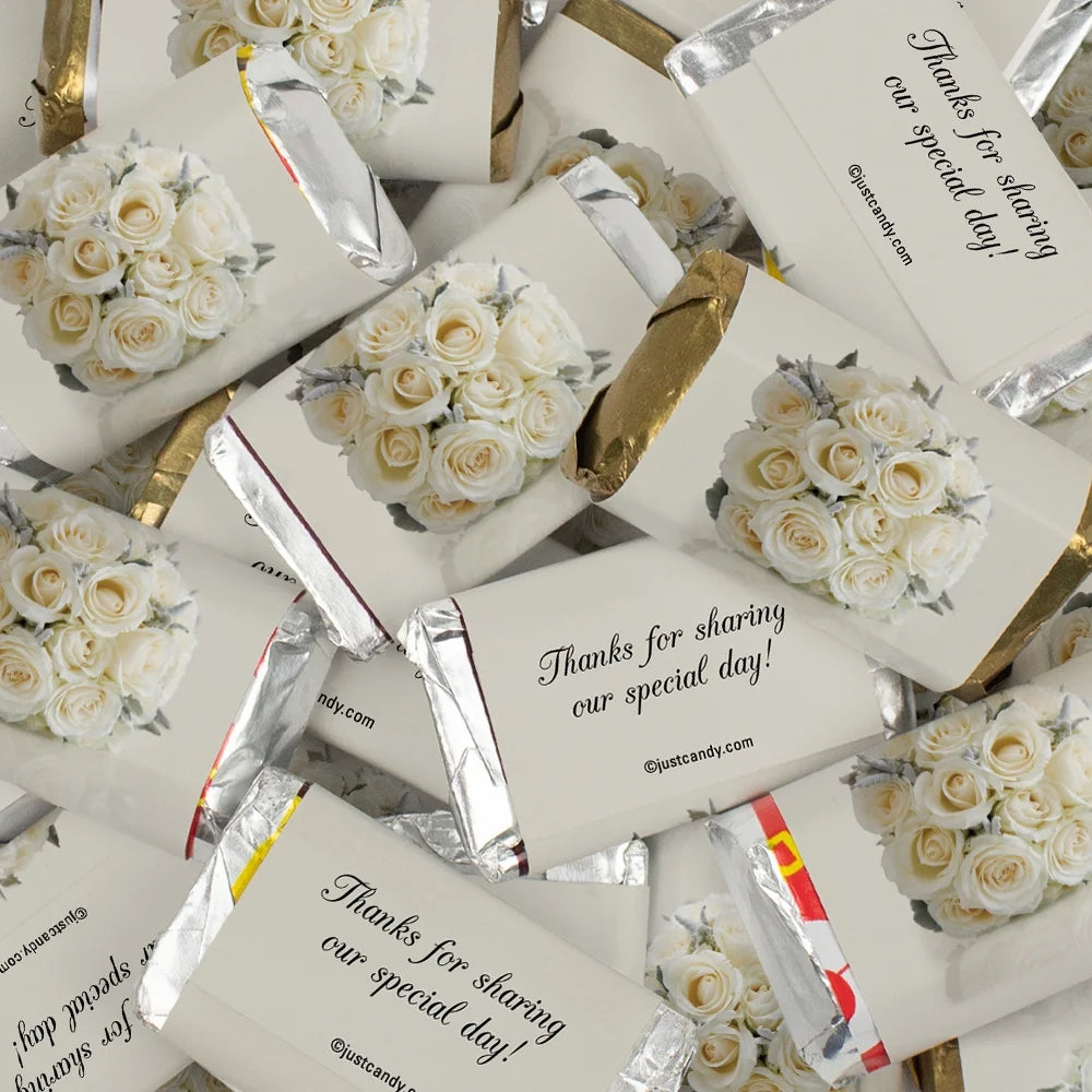 164 Pcs Floral Wedding Candy Party Favors Miniatures Chocolate - No Assembly Required
