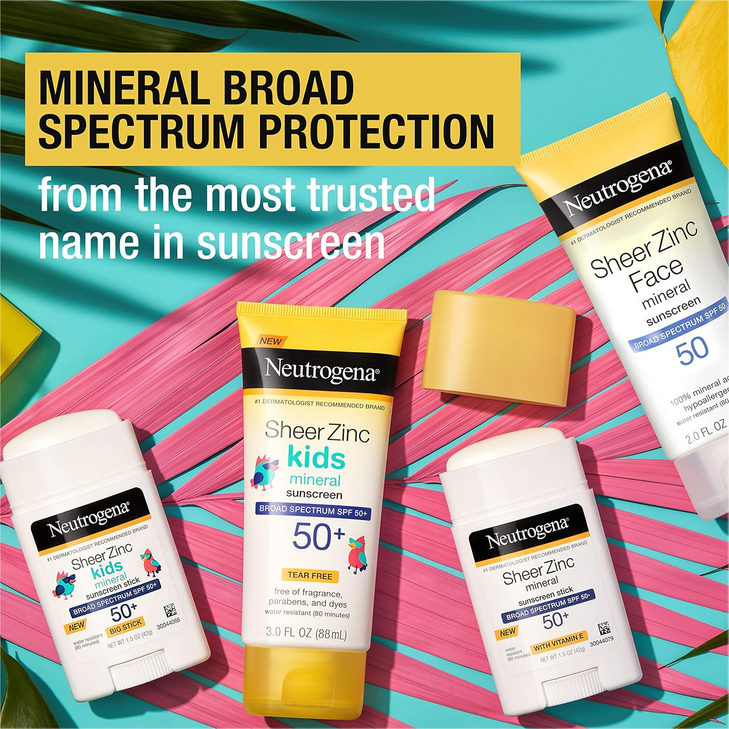Neutrogena Sheer Zinc Oxide Dry-Touch Face Sunscreen SPF 50, 2 fl. oz M6645
