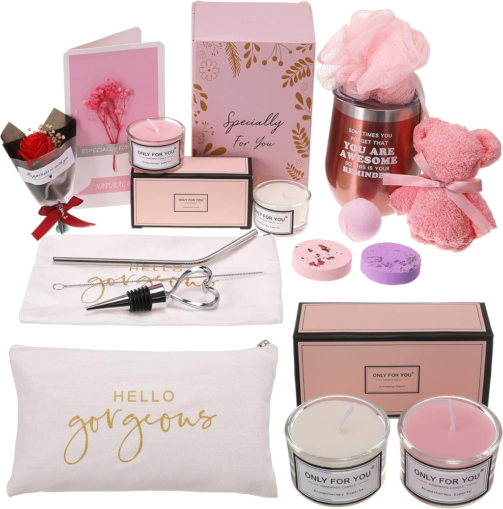 Relaxing Spa Gift Box Basket for Women Mom Sister E336140