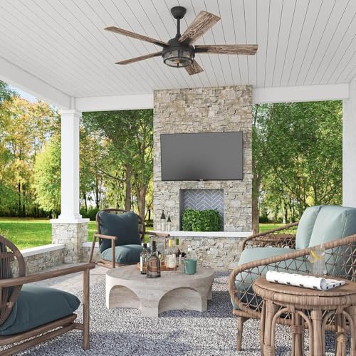 Prominence Home Freyr 52 Inch Indoor Outdoor LED Ceiling Fan with Remote K1685