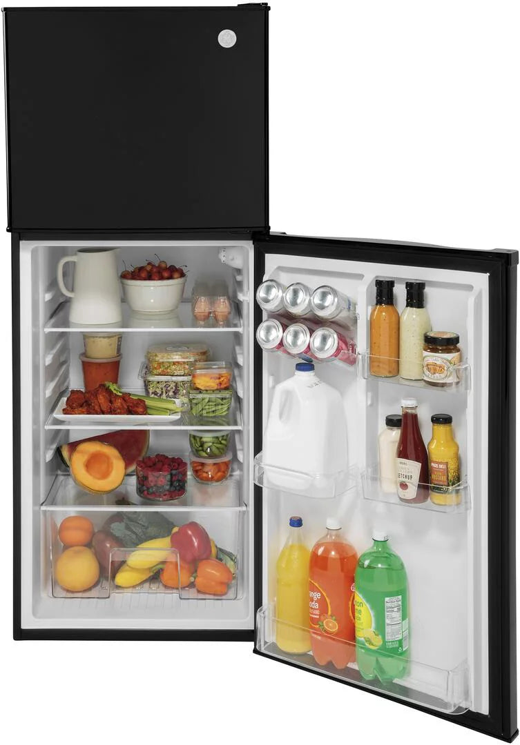 GE APPLIANCES GPV10FGNBB 9.8 Cu. Ft. 12V Top-Freezer Refrigerator P26298