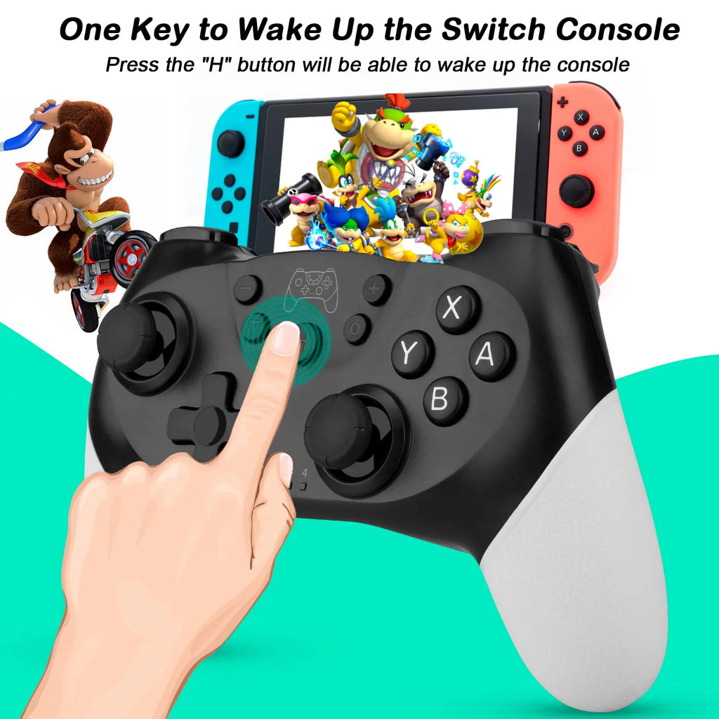 Wireless Controllers for Nintendo Switch/Lite/O with Dual Vibration Z2836