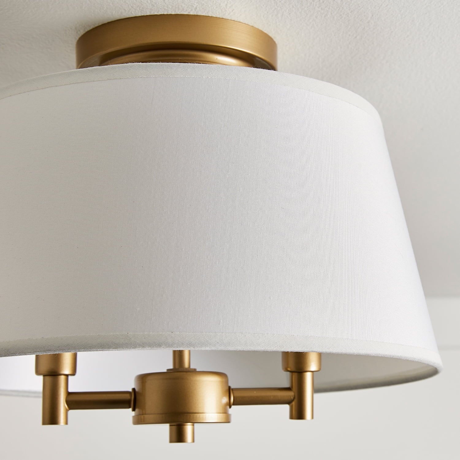 Better Homes & Gardens 2-Light Flush Mount Burnished Brass Z91567