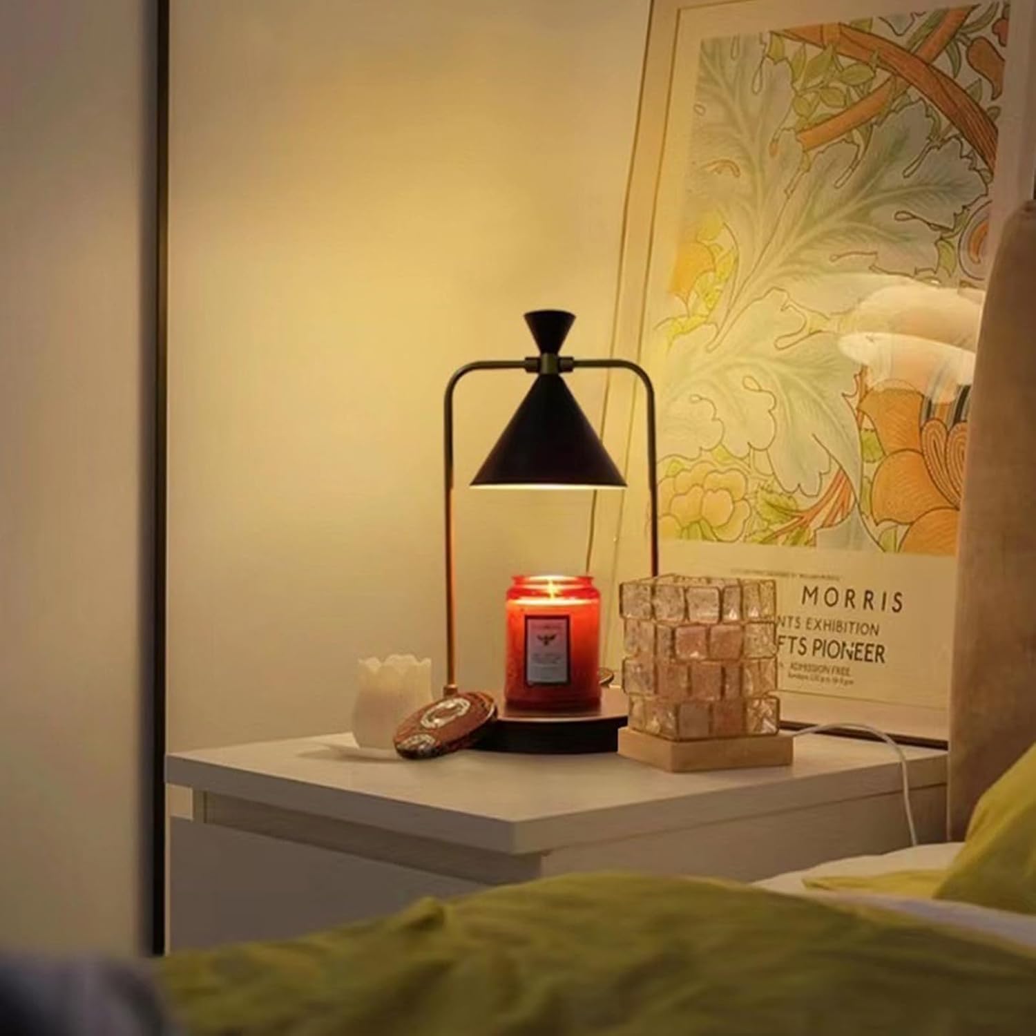 POWSTRO K Candle Warmer Lamp with Timer, 2 Bulbs Included M569