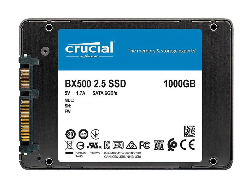 Crucial BX500 1TB 2.5" Internal SATA Solid State Drive A417915