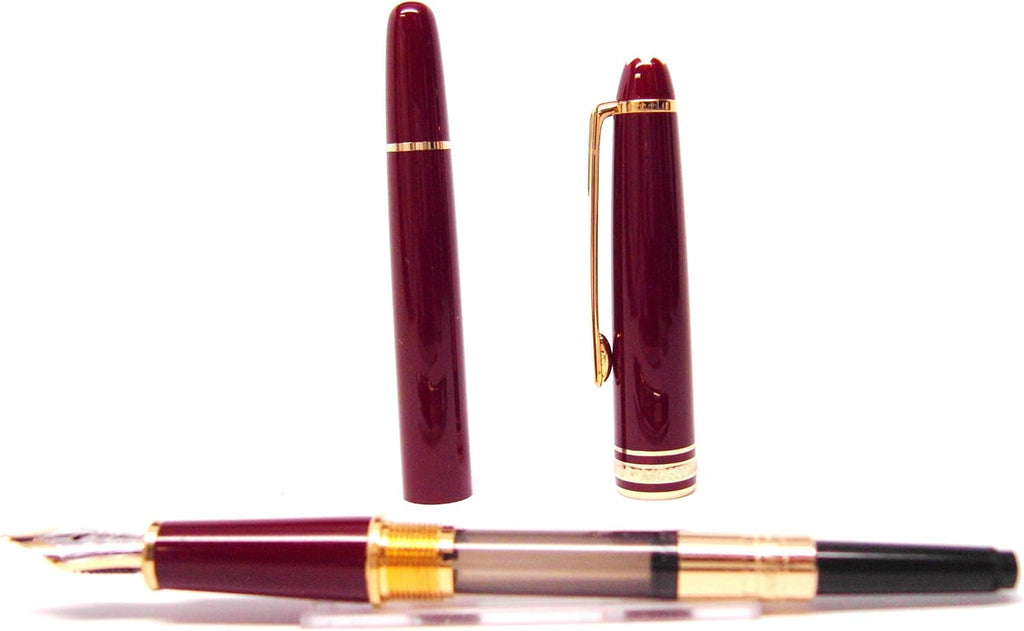 Montblanc Meisterstuck Bordeaux Resin Classique Medium Point Fountain Pen P1198