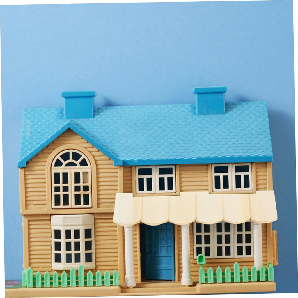 24pcs Dollhouse Miniature Roof Tiles Wood Decor T25249