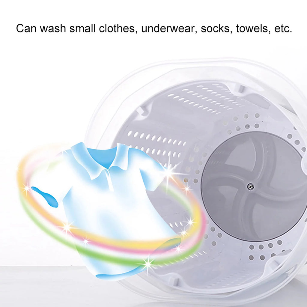 Mini Portable Manual Washing Machine for Underwear Laundry, Gray I196599