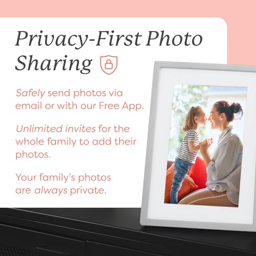 Skylight Digital Picture Frame 10 Inch WiFi Digital Photo Frame Black G3018