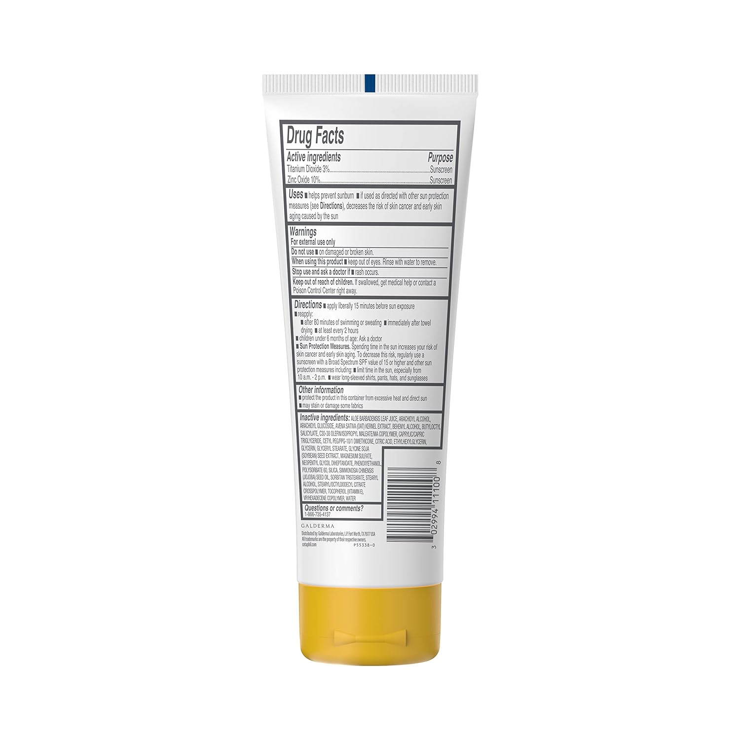 Cetaphil Sheer Mineral Sunscreen Lotion SPF 30, 3 fl oz, for Face & Body Q676