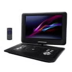 Trexonic TRX-1580 14.1 in. Portable DVD Player with USB & SD Inputs D83730