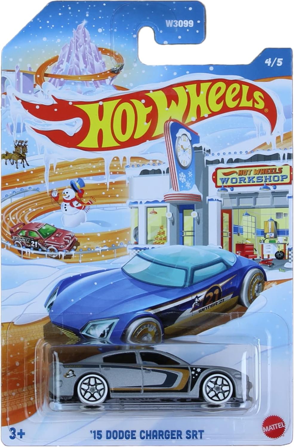 Hot Wheels 2021 Winter Holiday 5-Pack Diecast Vehicles L170875