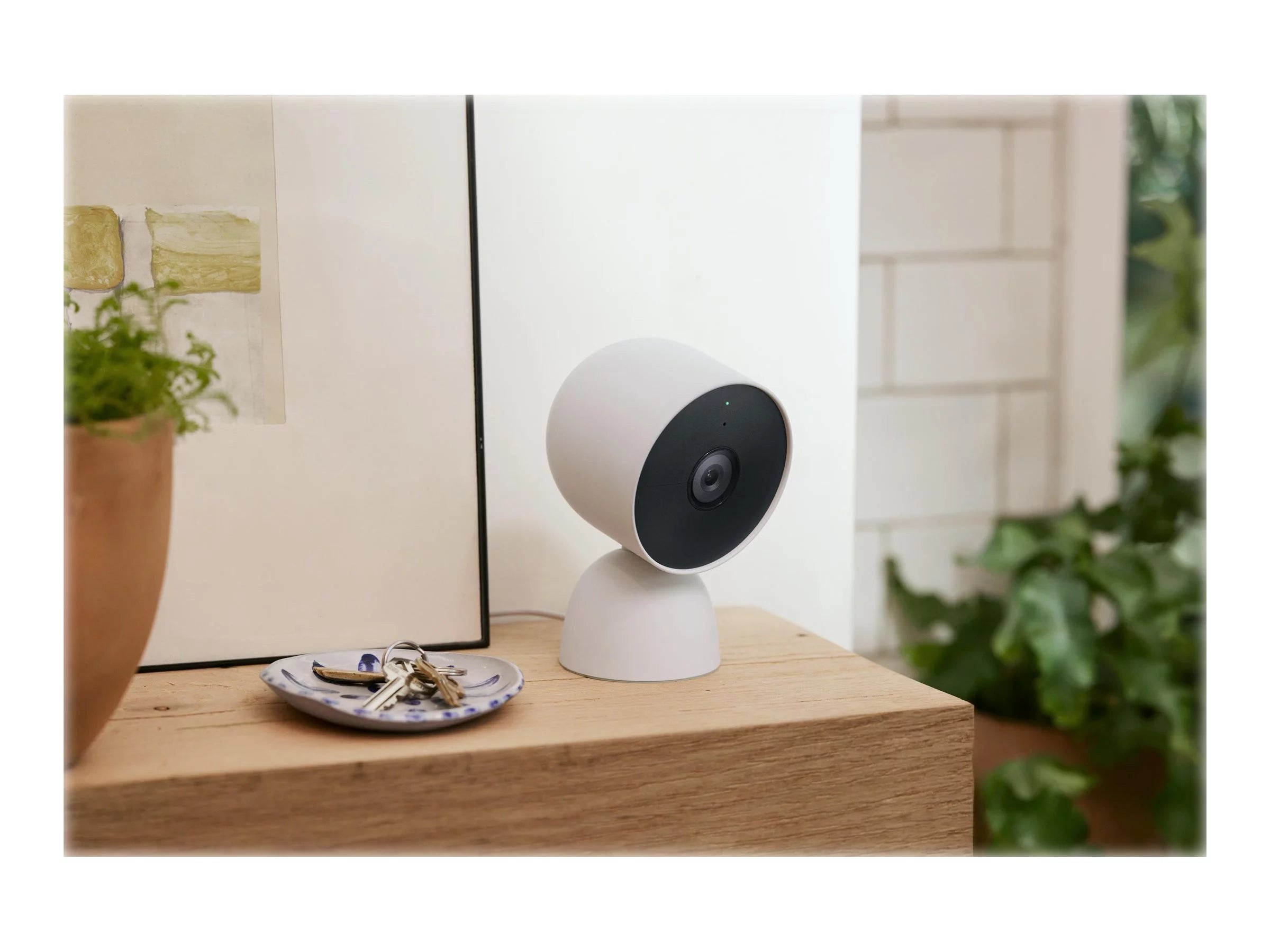 Google Nest Cam Indoor Security Camera, 1080p, Wi-Fi, Night Vision Z1625