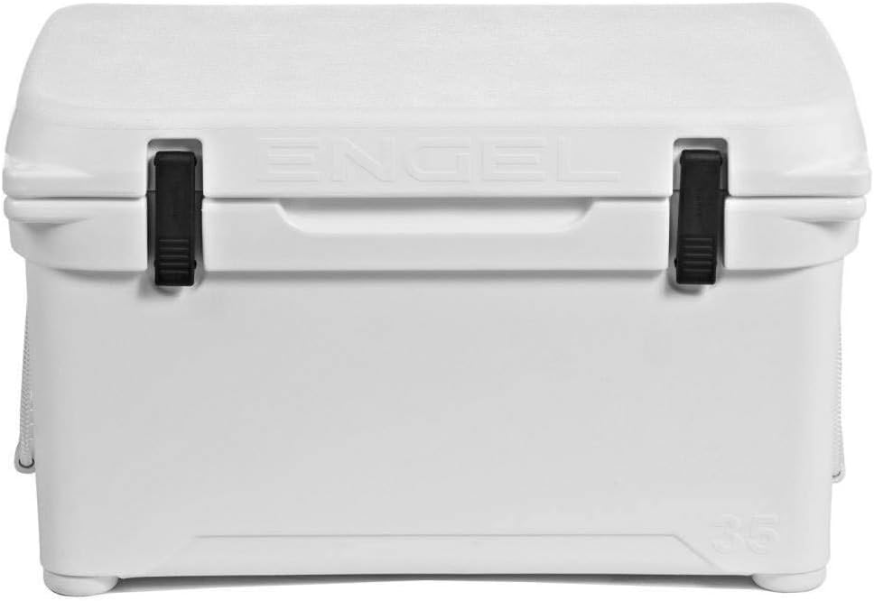 Engel Coolers ENG35 Cooler 36 Can Ice Box for Camping, Hunting, and Fishing, White W57884