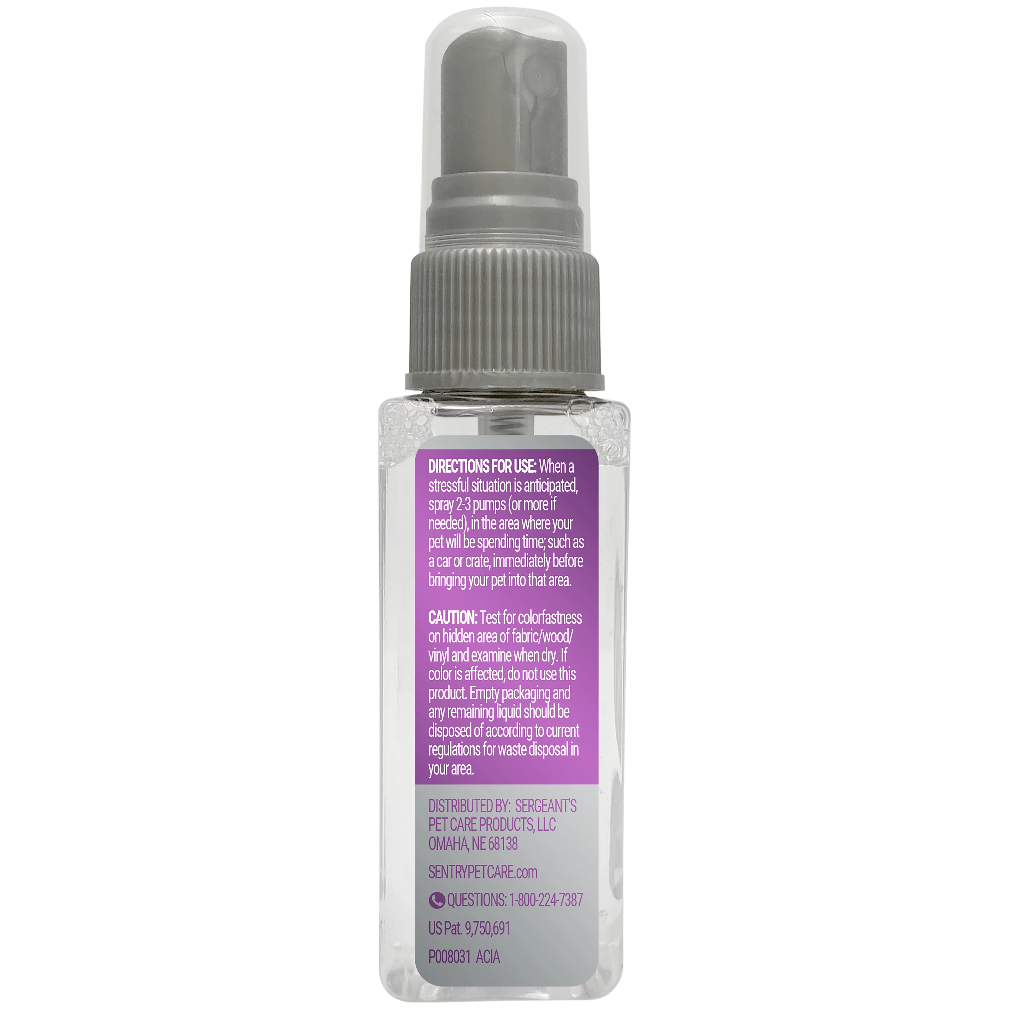 SENTRY Pheromone Calming Spray for Cats, 1.62 fl oz R914