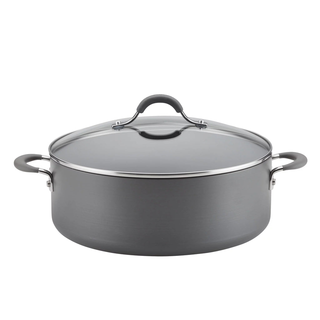 Circulon Radiance Hard-Anodized Nonstick Stockpot, 7.5-Quart, Gray I93138