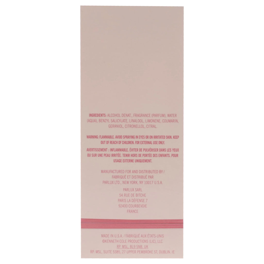 Kenneth Cole Blush Eau de Parfum for Women, 3.4 oz B32884